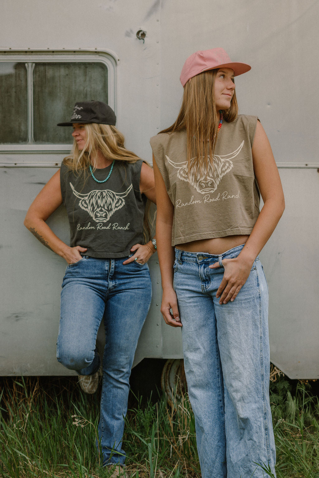 Random Road Ranch Highland Crop Tank