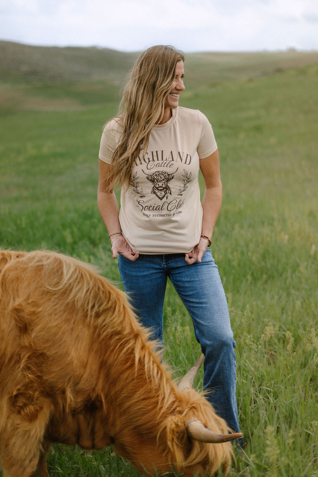 Highland Cattle Social Club Tee
