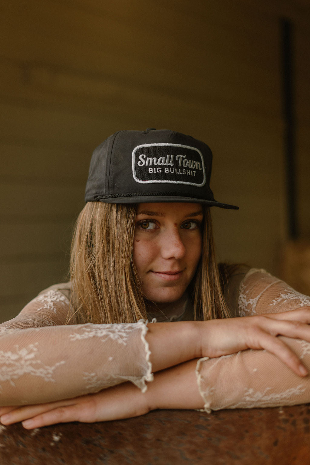 Small Town, Big Bullshit Trucker Hat