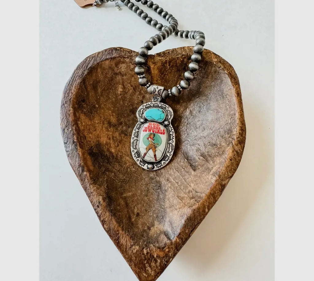 Vintage Cowgirl Statement Necklace