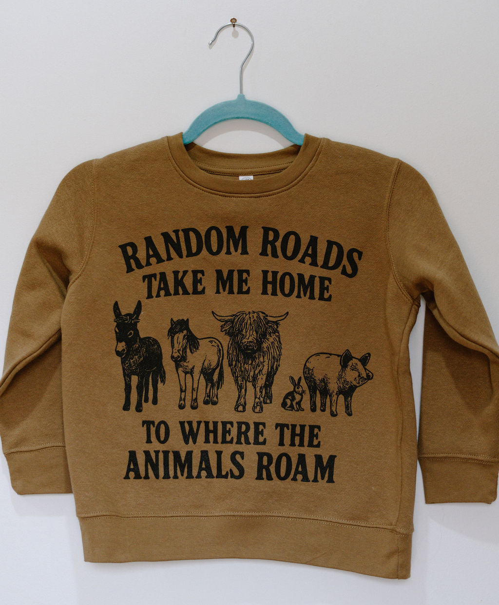 Kids “Random Roads Take Me Home” Sweatshirt