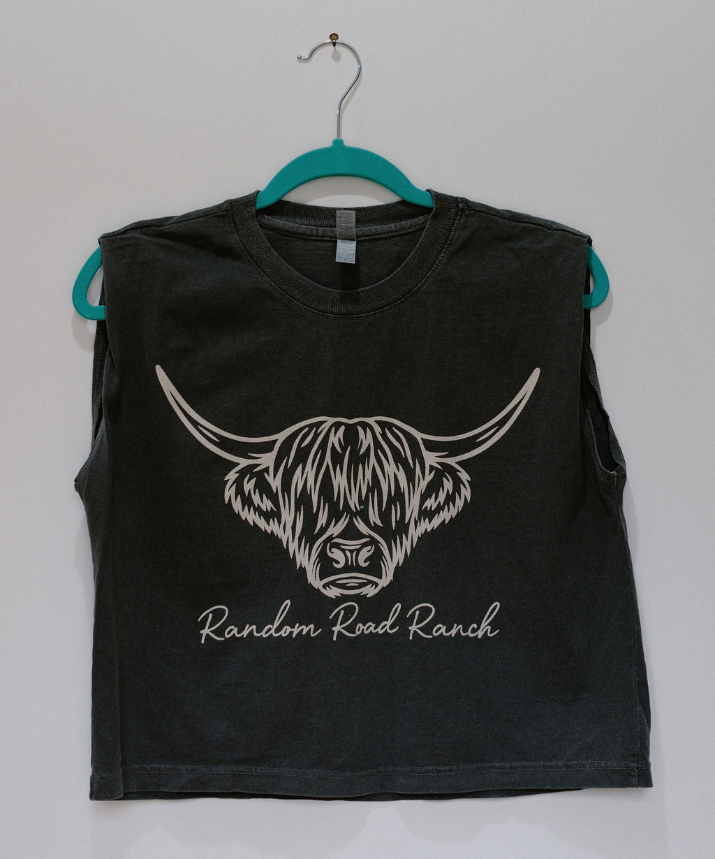 Random Road Ranch Highland Crop Tank