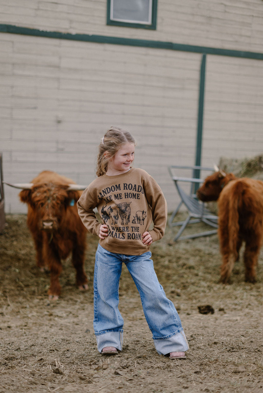 Kids “Random Roads Take Me Home” Sweatshirt