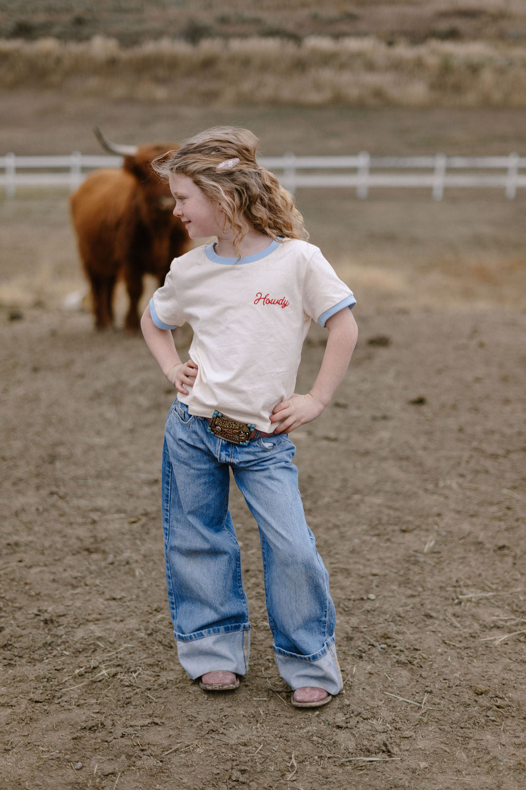 Kids “Howdy” Tee