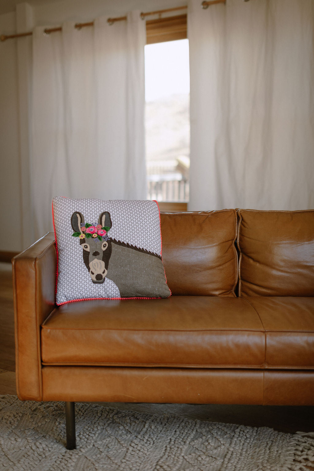 Ranch Friends Embroidered Pillow Collection