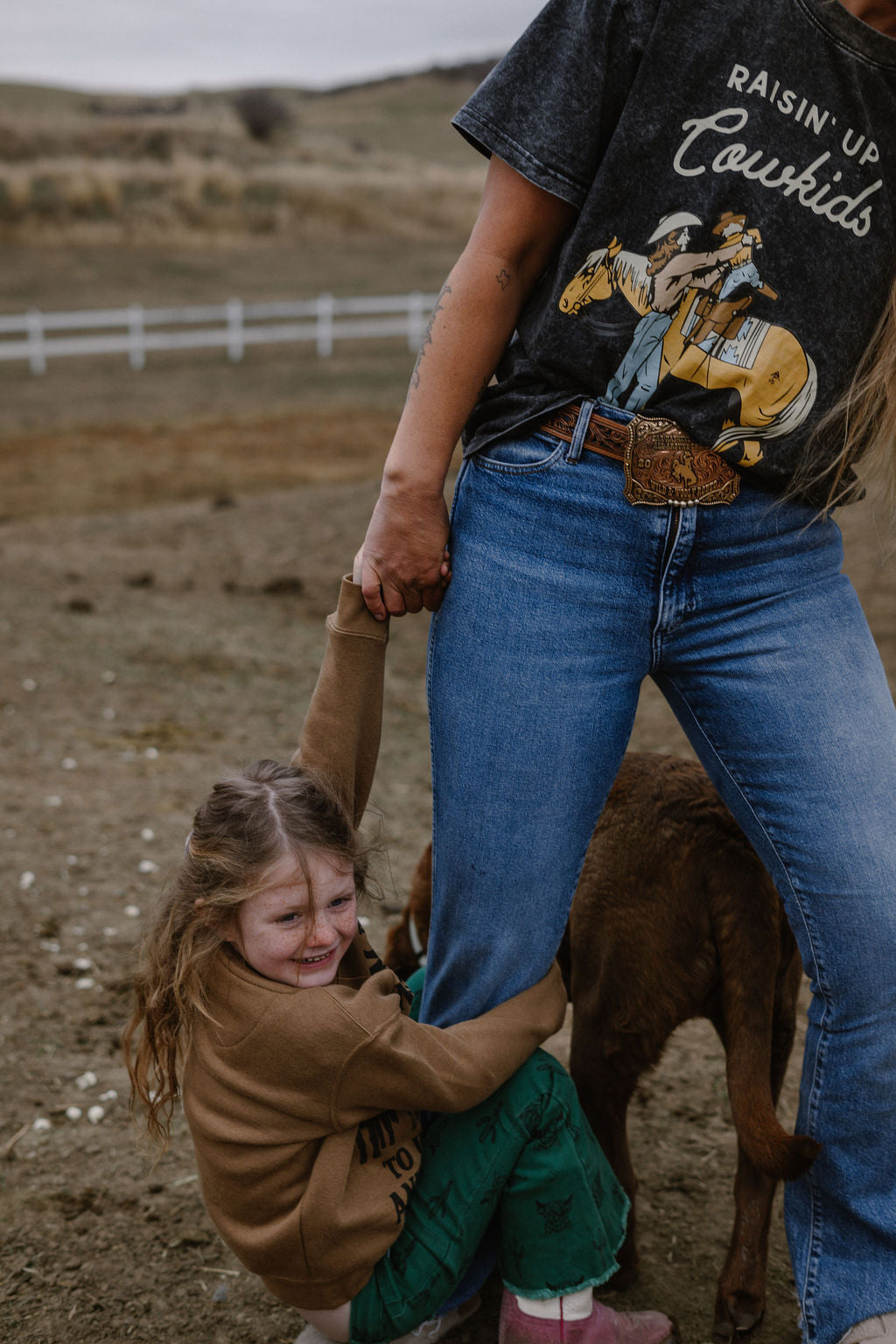 Raisin’ Up Cowkids Tee