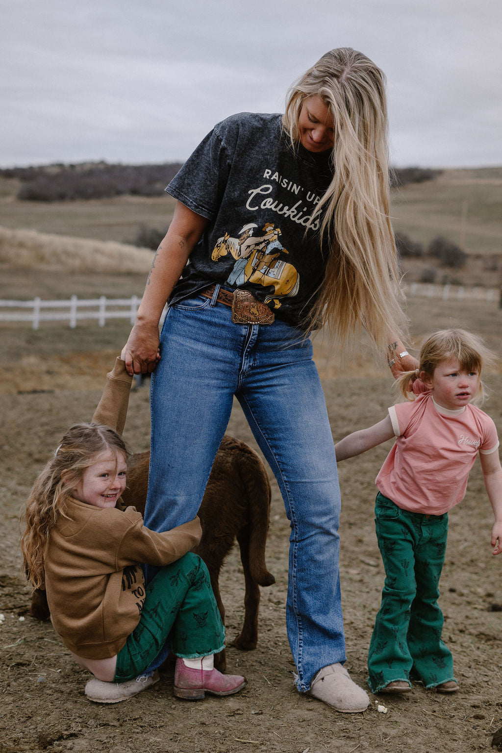 Raisin’ Up Cowkids Tee