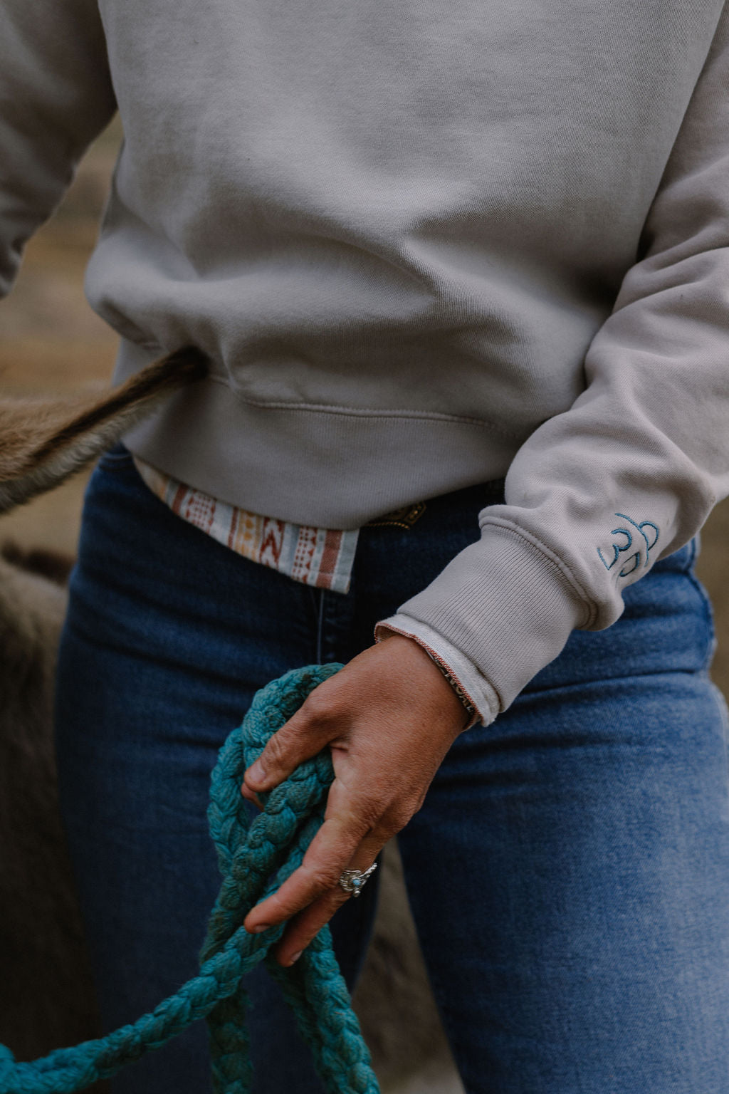 The Burrotender Embroidered Crewneck