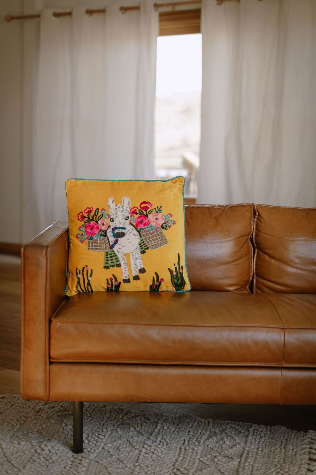 Ranch Friends Embroidered Pillow Collection