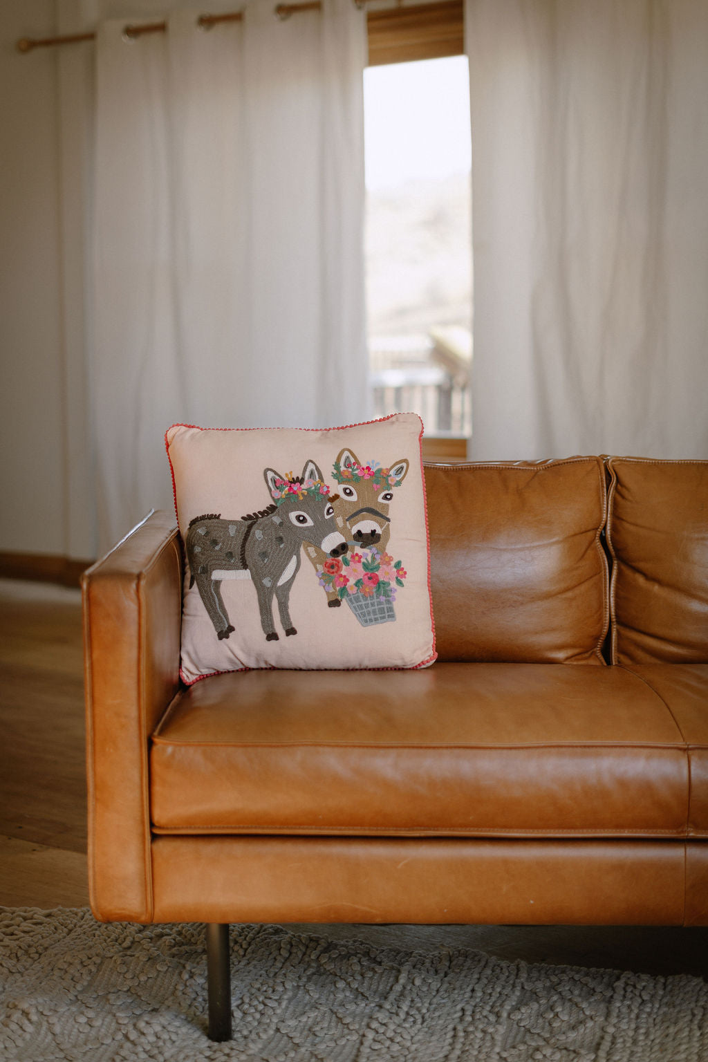 Ranch Friends Embroidered Pillow Collection