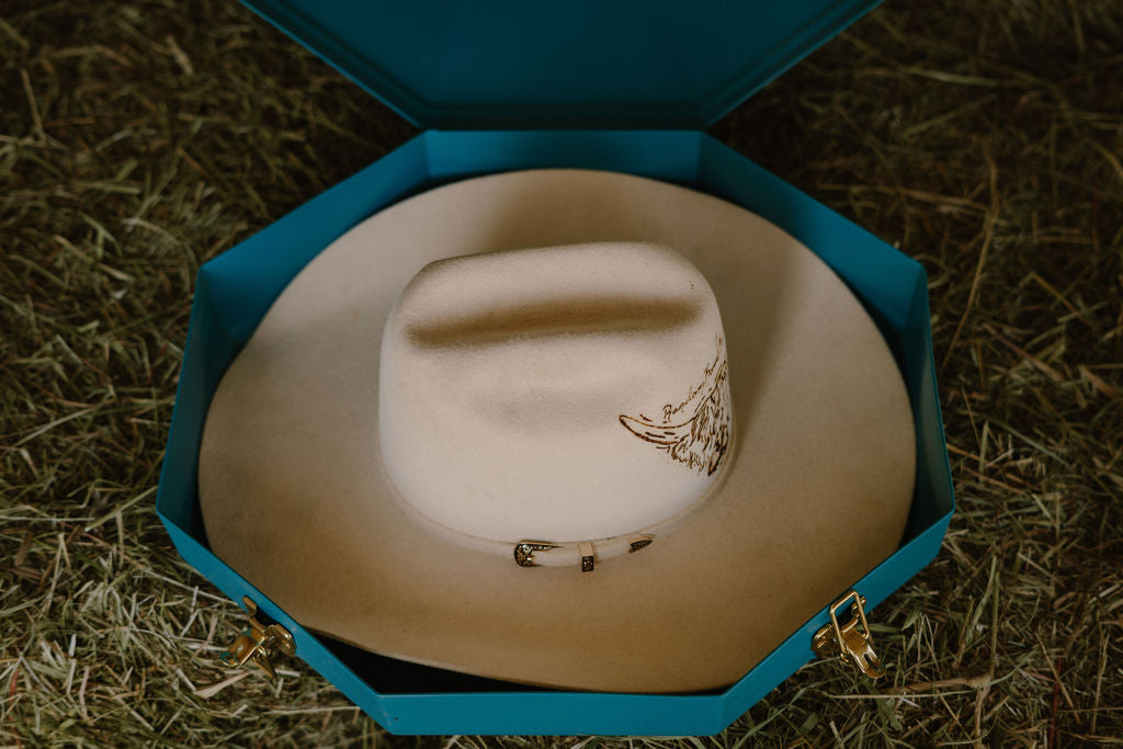 Random Road Ranch Cowgirl Hat Case