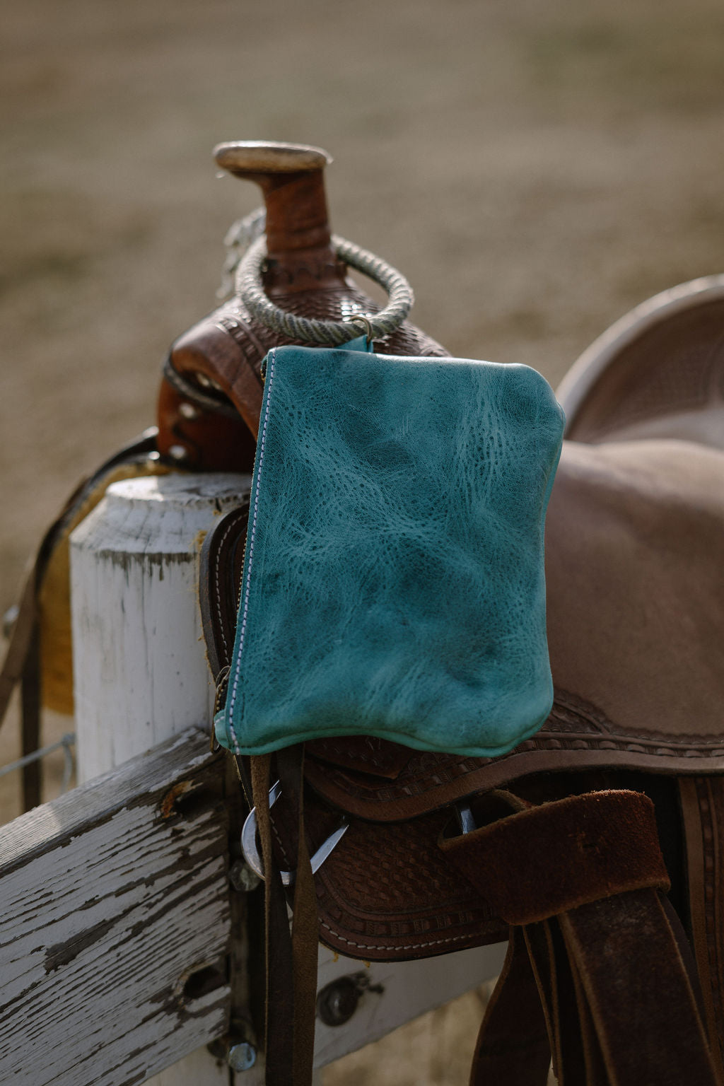 Lariat Wristlet – HV Leather x Random Road Ranch