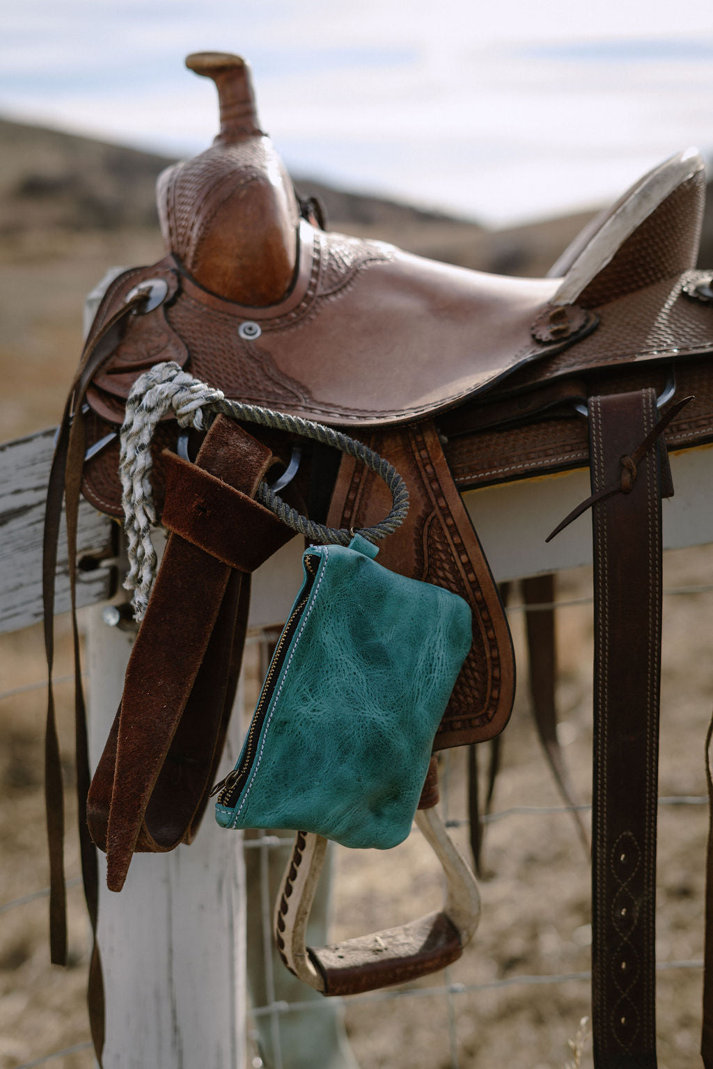 Lariat Wristlet – HV Leather x Random Road Ranch