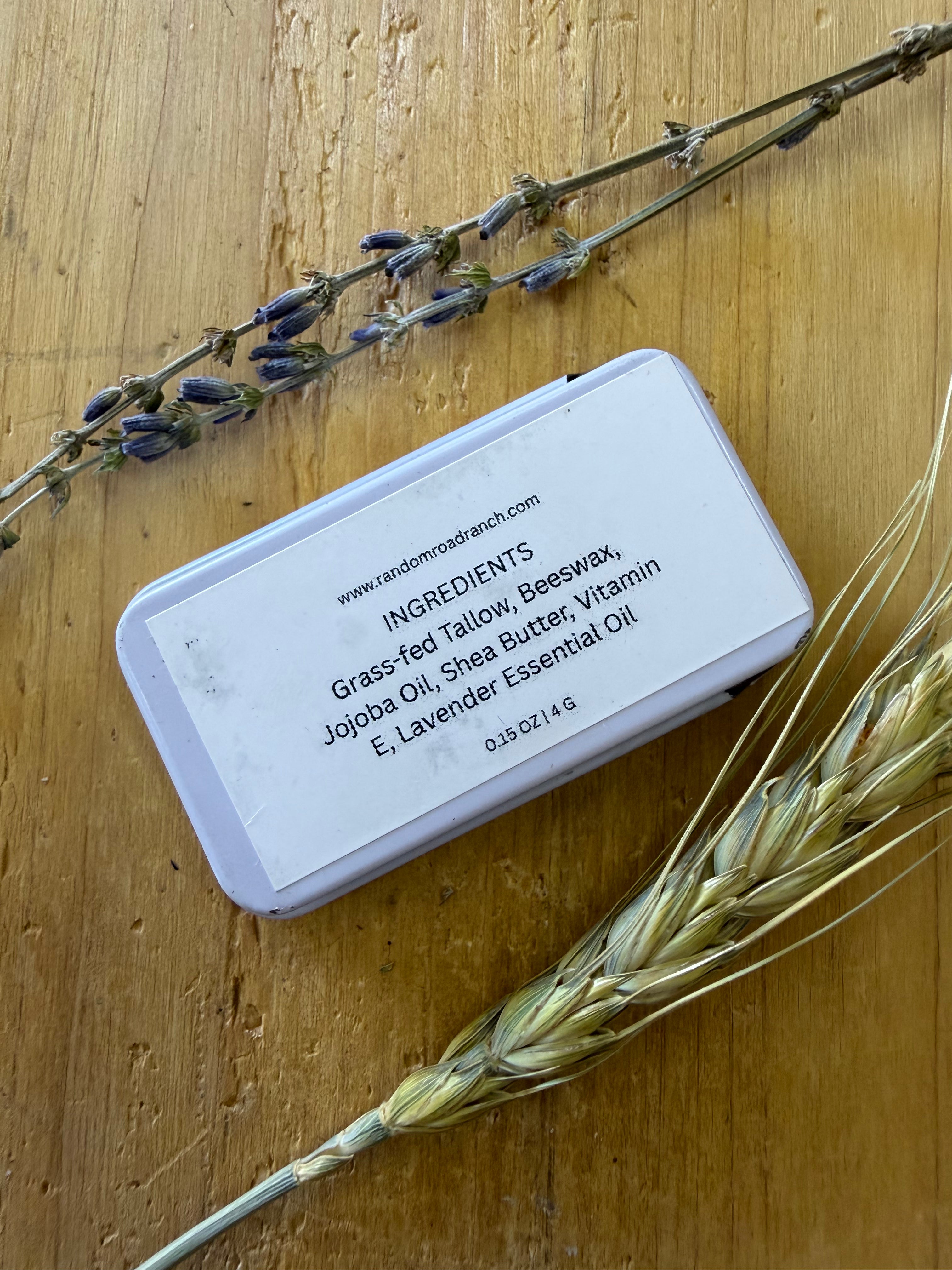 Tallow + Lavender Lip Balm