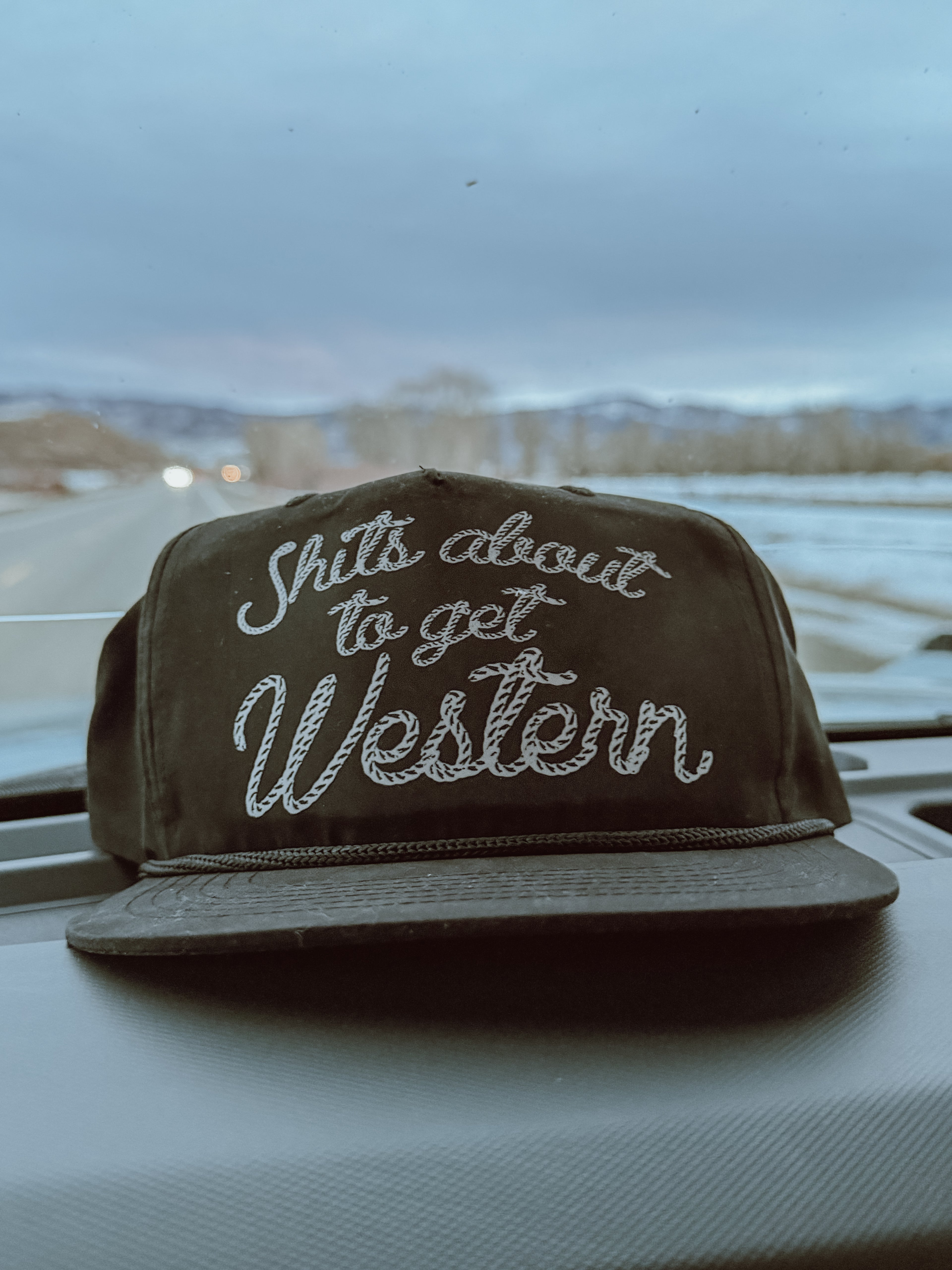 Shit’s about to get Western Flat Bill