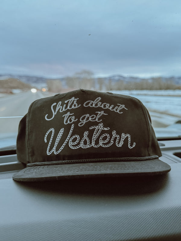 Shit’s about to get Western Flat Bill