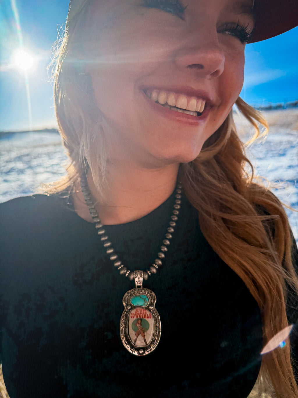 Vintage Cowgirl Statement Necklace